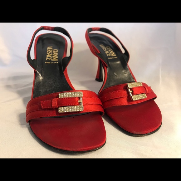 🔆 Gianni Versace women’s heeled sandals - Picture 2 of 6